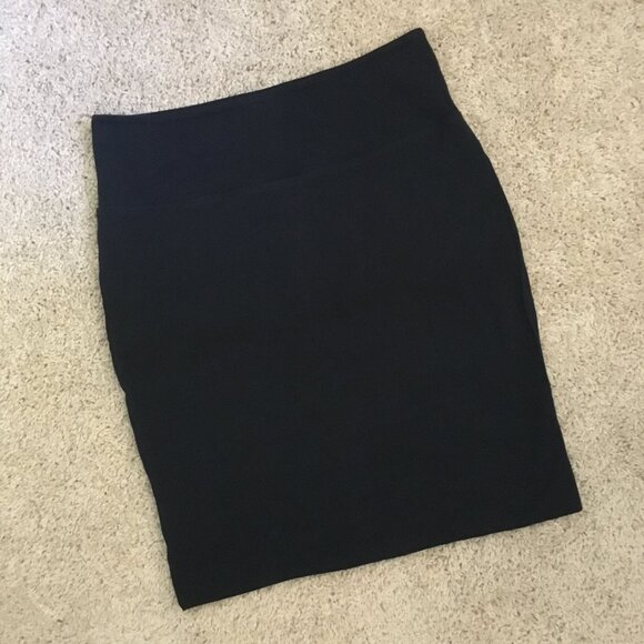 Kaffe Black Stretchy Pull-on Jersey Penny Skirt - L - Picture 11 of 16